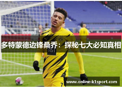 多特蒙德边锋桑乔：探秘七大必知真相